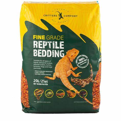 CRITTERS COMFORT FINE GRADE REPTILE BEDDING 20L