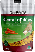 PECKISH DENTAL NIBBLES CARROT 150G