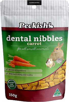 PECKISH DENTAL NIBBLES CARROT 150G
