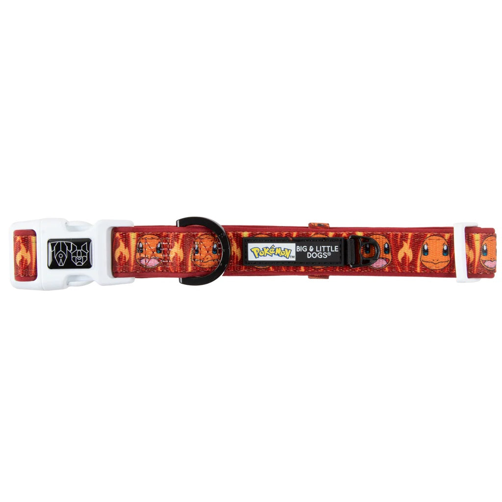 POKEMON CHARMANDER DOG COLLAR MEDIUM