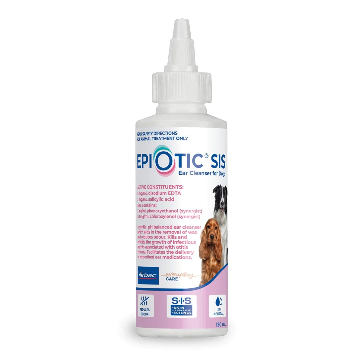 EPIOTIC SIS EAR CLEANER FOR DOGS 120ML