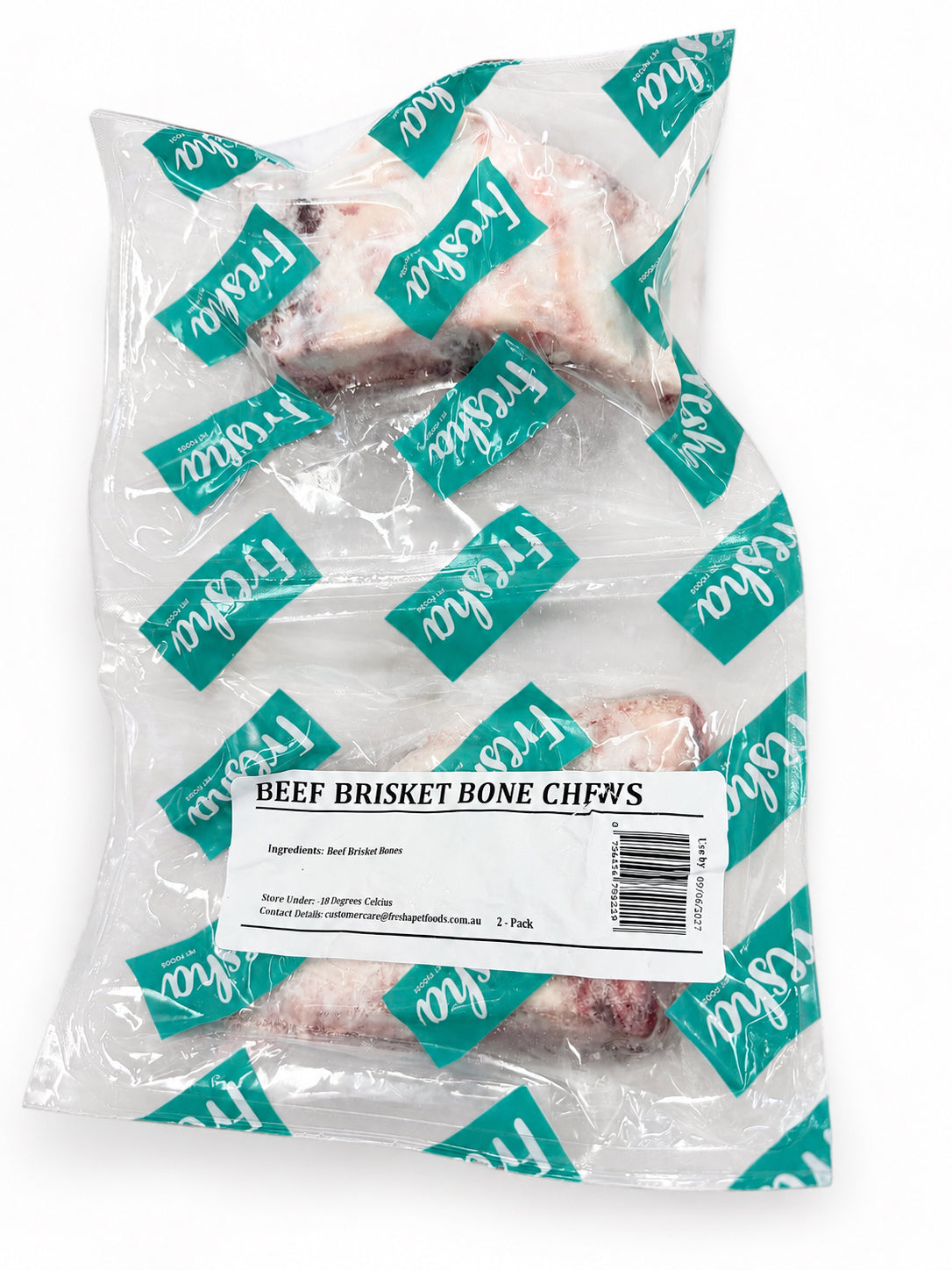 FRESHA PET FOOD FROZEN BEEF BRISKET 2PK