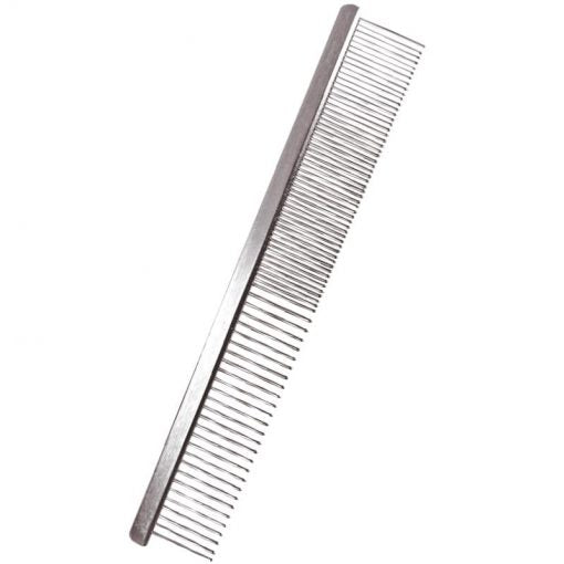 GROOM PROFESSIONAL FINE/COARSE CHROME COMB