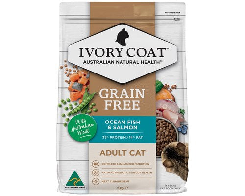 IVORY COAT CAT OCEAN FISH AND SALMON 2KG