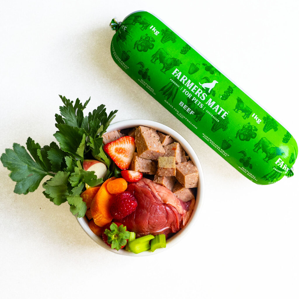 FARMERS MATE BEEF DOG ROLL 1KG