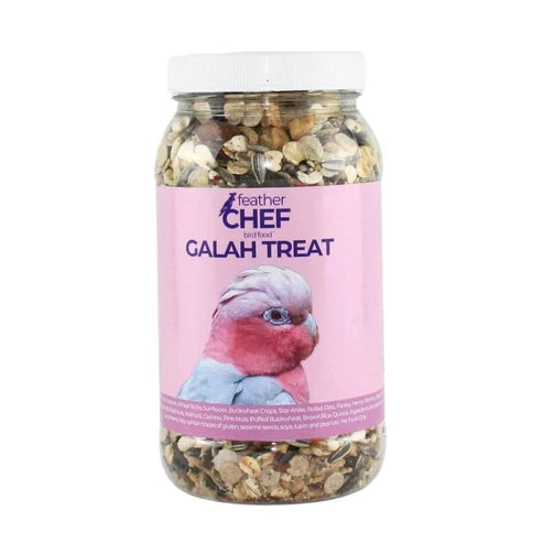 FEATHER CHEF GALAH TREAT BIRD FOOD 350G