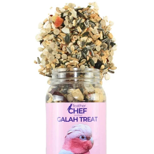 FEATHER CHEF GALAH TREAT BIRD FOOD 350G