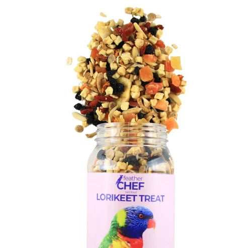 FEATHER CHEF LORIKEET TREAT BIRD FOOD 350G