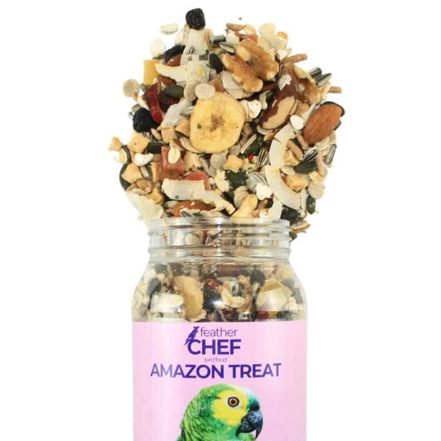 FEATHER CHEF AMAZON TREAT BIRD FOOD 300G