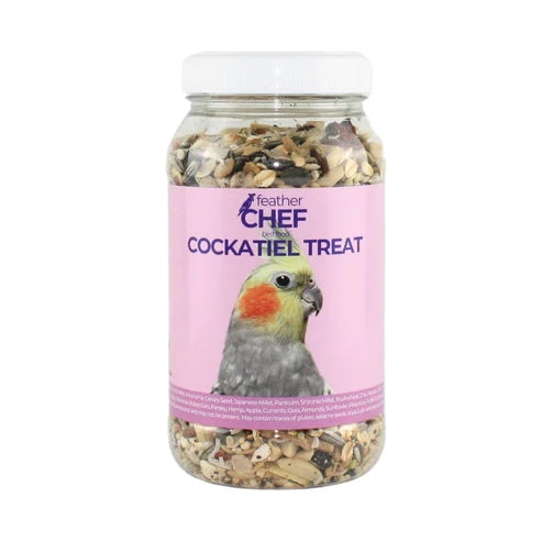 FEATHER CHEF COCKATIEL TREAT BIRD FOOD 350G