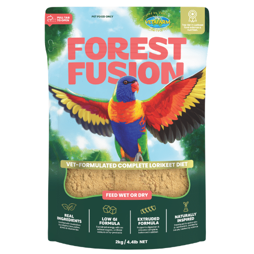 VETAFARM FOREST FUSION DRY LORIKEET DIET 2KG