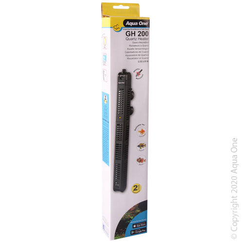 AQUA ONE GH200 QUARTZ GLASS HEATER 200W