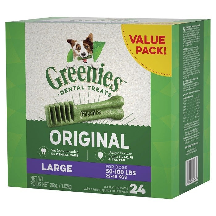 GREENIES ORIGINAL LARGE 1KG 24 PACK