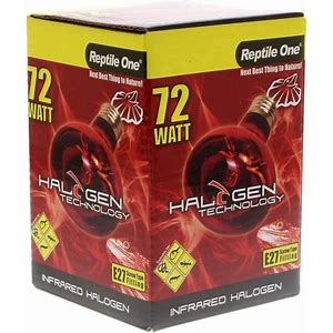 REPTILE ONE INFRARED HALOGEN BULB 72W