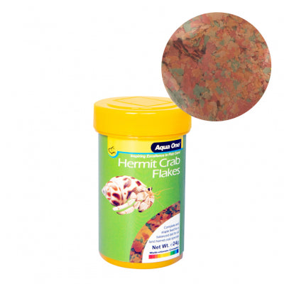 AQUA ONE HERMIT CRAB FLAKES 24G