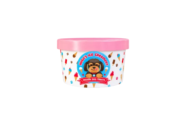 HUGOS DOG ICE CREAM STRAWBERRY