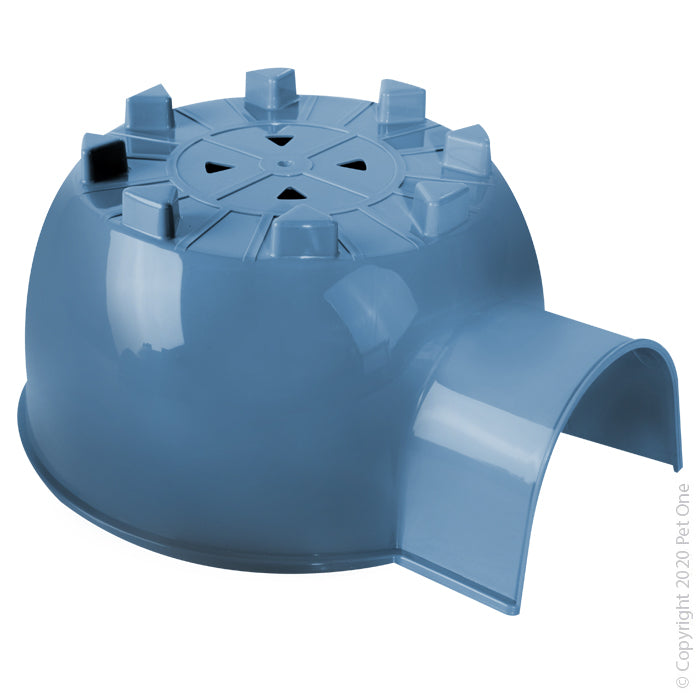 PET ONE SMALL ANIMAL IGLOO HIDE LARGE BLUE
