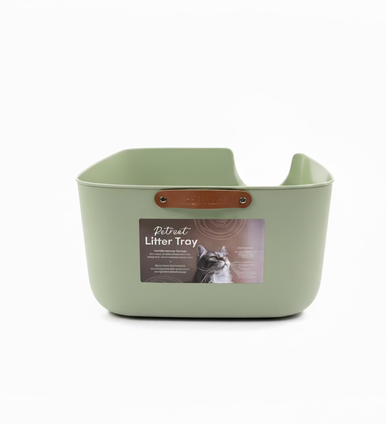 CATTITUDE RETREAT CAT LITTER TRAY SAGE GREEN