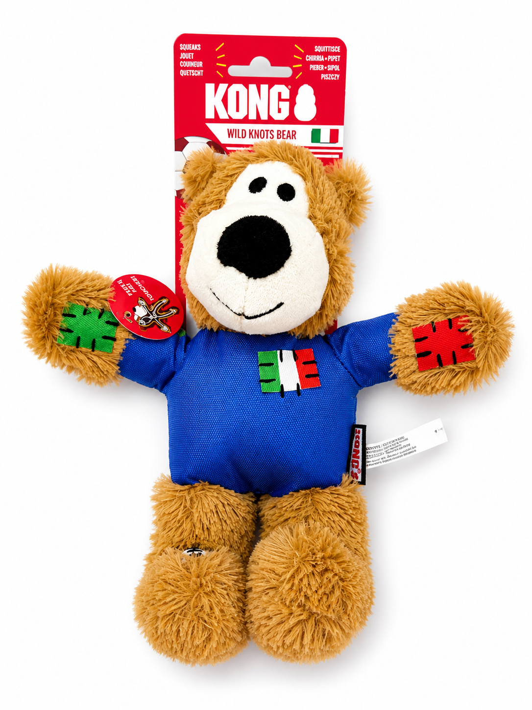 KONG WILD KNOTS ITALY SOCCER BEAR LIMITED EDITION