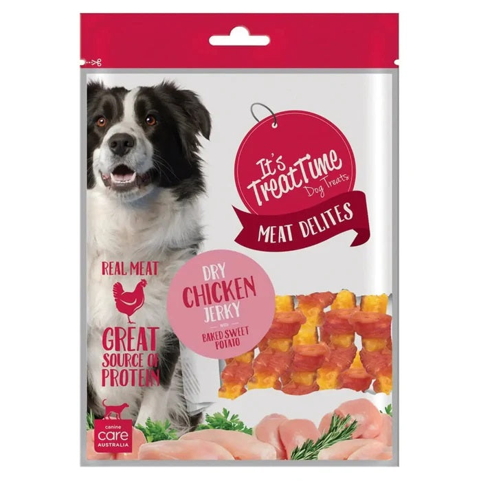 ITS TREAT TIME MEAT DELITES CHICKEN & BAKED SWEET POTATO 100G