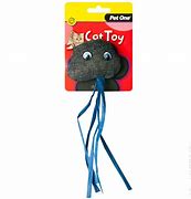 PET ONE CAT TOY JELLYFISH GREY 15.5CM