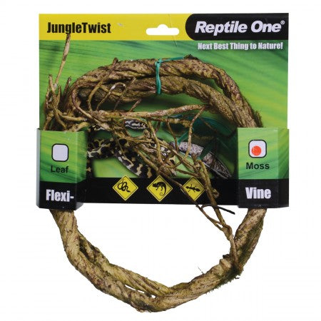 REPTILE ONE JUNGLE TWIST FLEXI VINE MOSS 1.5M