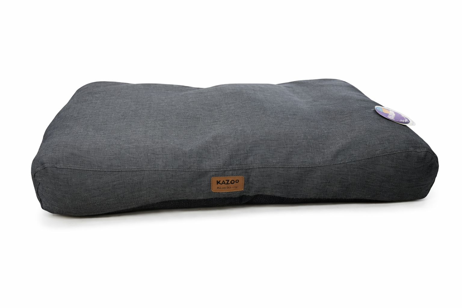 SOFT SLUMBER DOG BED CHARCOAL LRG