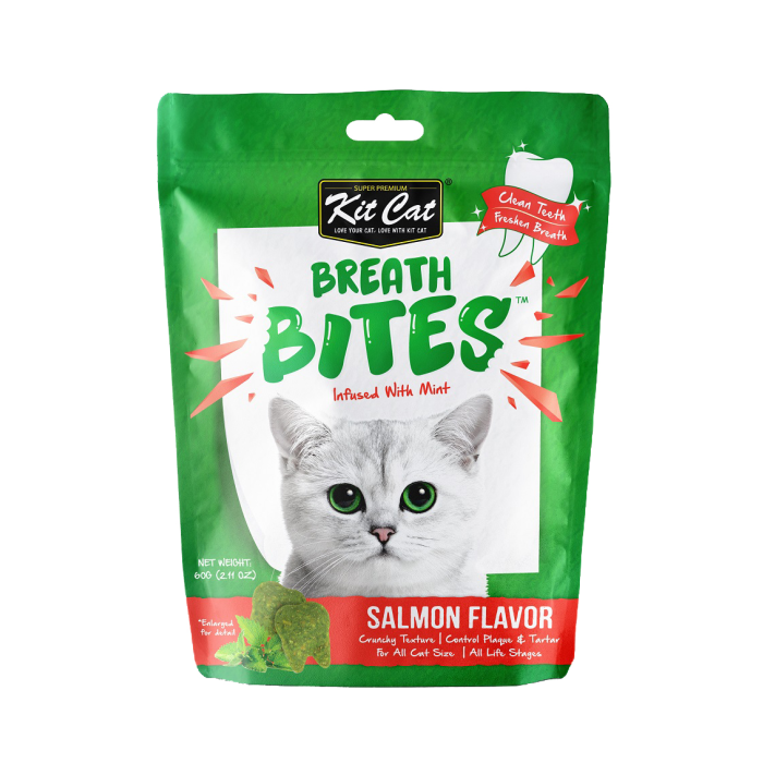 KIT CAT BREATH BITES DENTAL TREATS 60G