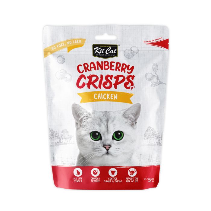 KIT CAT CRANBERRY CRISPS TREATS CHICKEN 60G