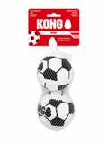KONG DOG SOCCER BALLS 2PK LARGE