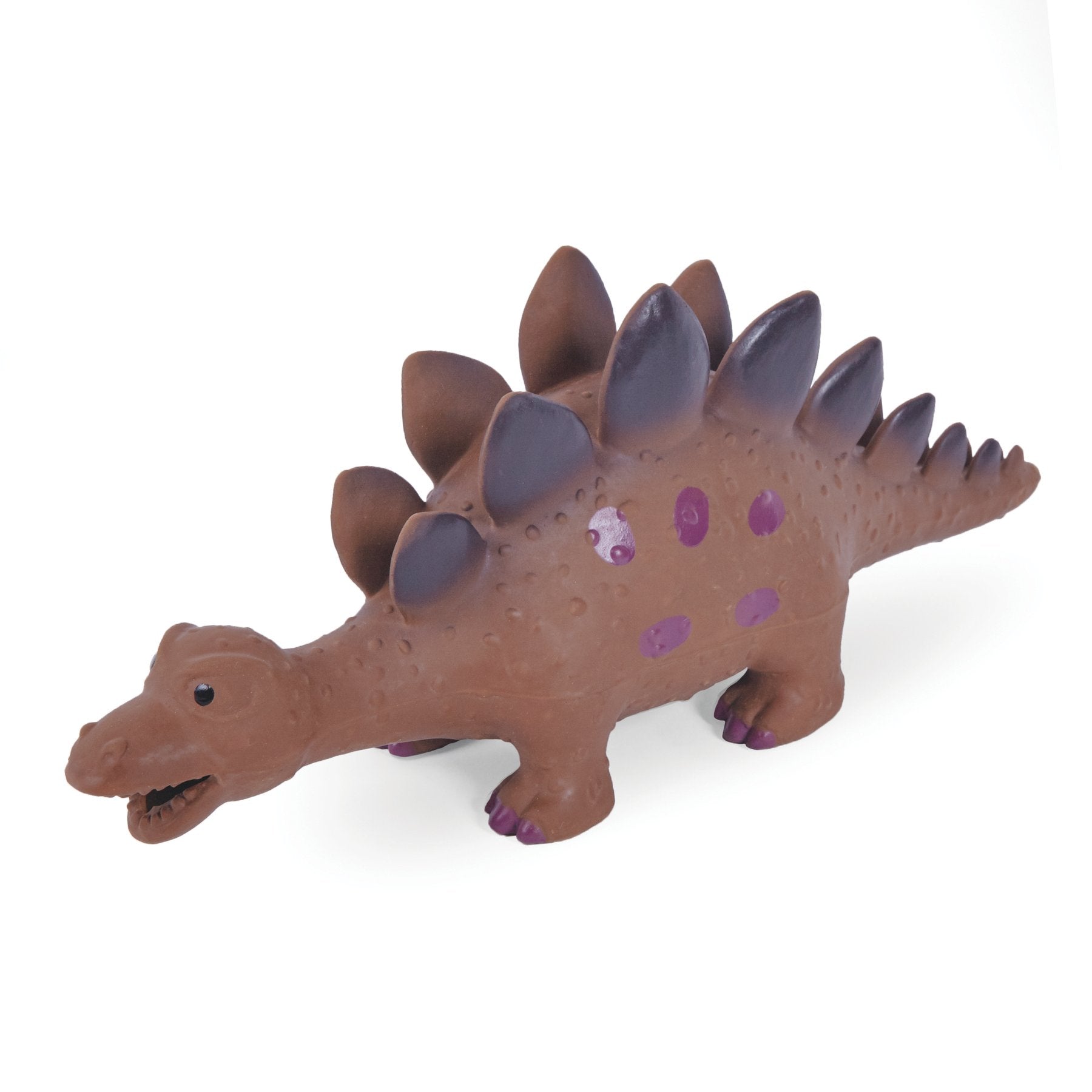 KAZOO SQUEAKY STEGOSAURUS LARGE DOG TOY