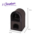 KAZOO SCRATCHER 2 CHAMBERS DEN CHARCOAL