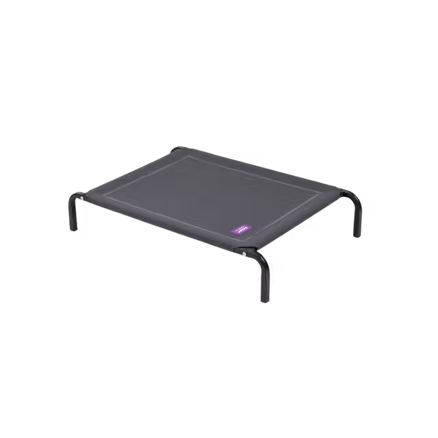 KAZOO OUTDOOR ELEVATED DOG BED CHARCOAL