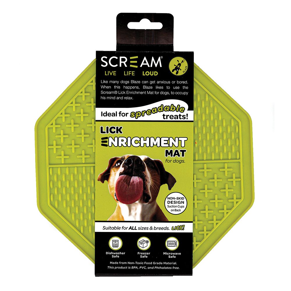 SCREAM OCTAGON LICK MAT GREEN