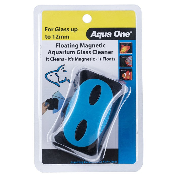 AQUA ONE FLOATING MAGNETIC AQUARIUM CLEANER LARGE