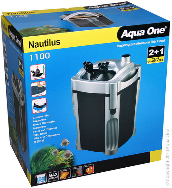 AQUA ONE NAUTILUS 1100 CANISTER FILTER