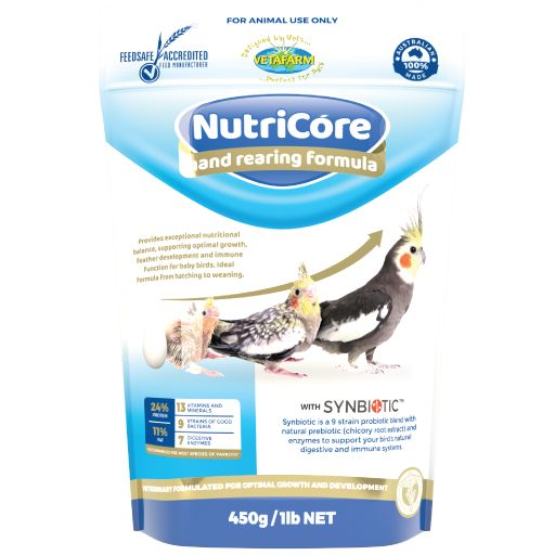 NUTRICORE HAND REARING FORMULA 450G