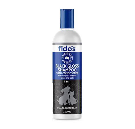 FIDOS BLACK GLOSS PET SHAMPOO & CONDITIONER 250ML