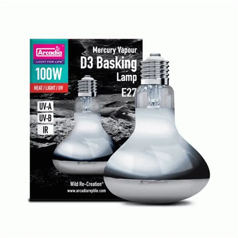 ARCADIA MERCURY VAPOUR D3 BASKING LAMP
