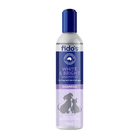 FIDOS WHITE & BRIGHT PET SHAMPOO 250ML