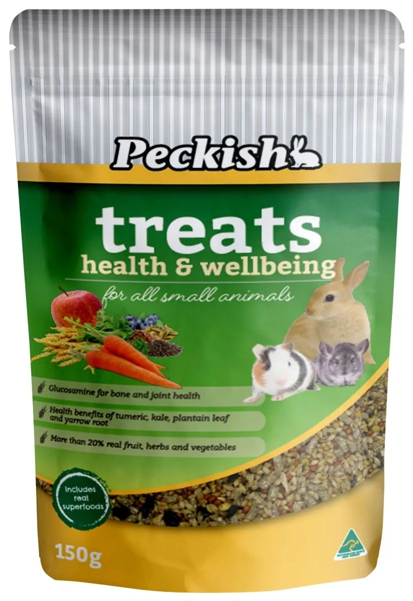 PECKISH TREATS HEALTH AND WELLBEING 150G