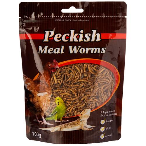 PECKISH MEALWORMS 100G