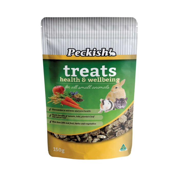 PECKISH TREATS HEALTH AND WELLBEING 150G