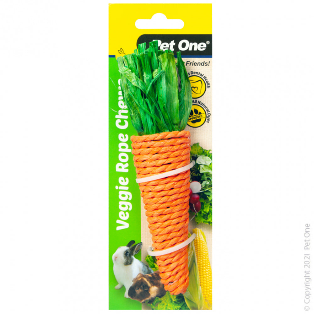 VEGGIE ROPE CARROT CHEW SMALL 13.5CM