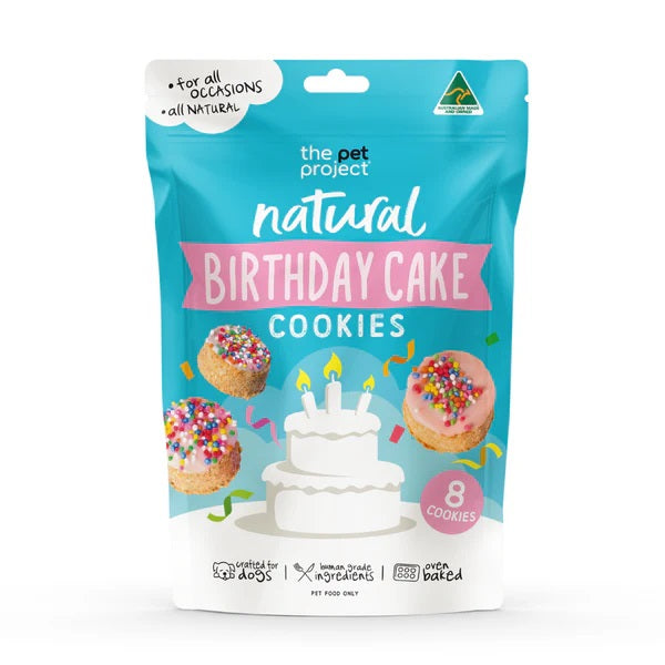 THE PET PROJECT BIRTHDAY COOKIES 8PK