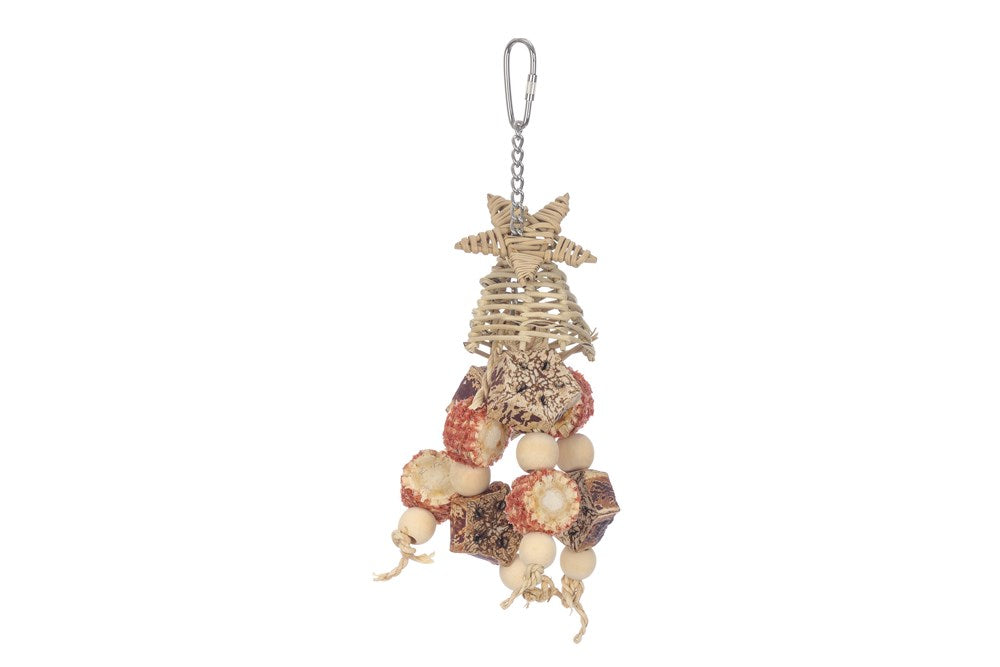 PINECONE HARVEST BIRD TOY