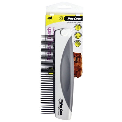 PET ONE ROTATING TEETH COMB FINE 55 PINS