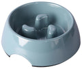 PET ONE ROUND SLOW DOWN FEEDER 600ML BLUE STONE
