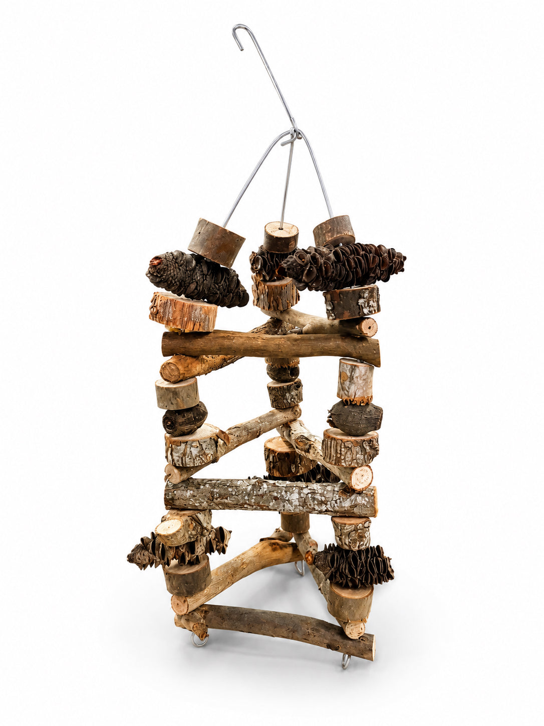 NATURAL BIRD PYRAMID TOY