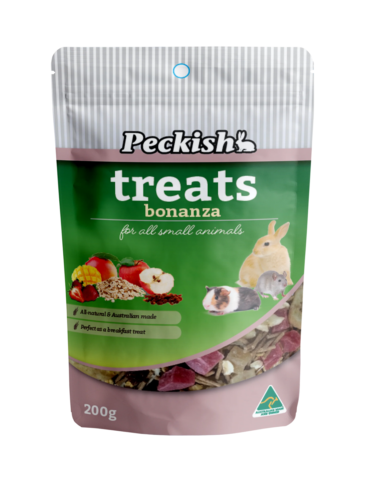 PEKISH TREATS BONANZA FOR RABBITS & GUINEA PIGS 200G